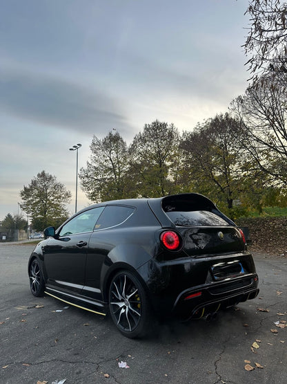 🔥FLAPS SOTTO MINIGONNE ADATTE PER ALFA ROMEO MITO ABS NERO LUCIDO🔥