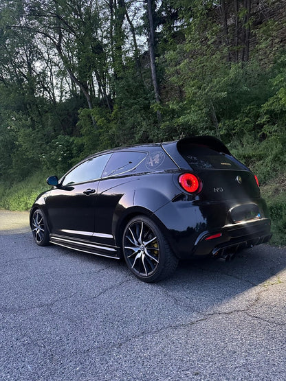 🔥FLAPS SOTTO MINIGONNE ADATTE PER ALFA ROMEO MITO ABS NERO LUCIDO🔥