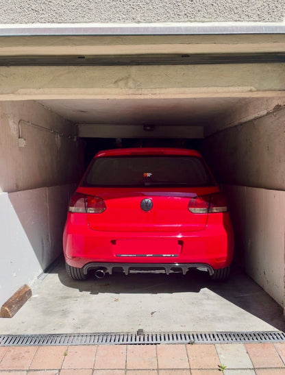 🔥DIFFUSORE POSTERIORE ADATTO PER VW GOLF 6 VI LOOK NERO DESIGN SPORTIVO🔥