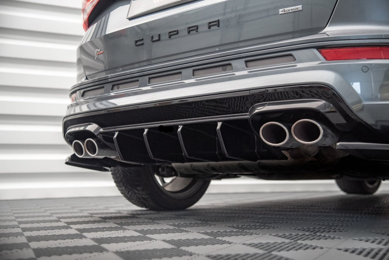 🔥DIFFUSORE ADATTO PER CUPRA ATECA MK1 2018-2021 NERO LUCIDO LOOK SPORTIVO🔥