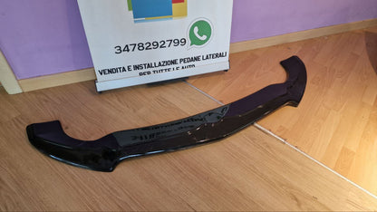 ⭐ALFA ROMEO STELVIO SPLITTER PARAURTI ANTERIORE NERO LUCIDO LOOK RS⭐