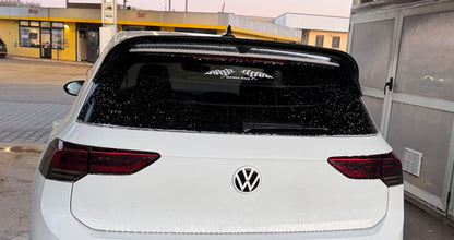⭐VW GOLF 8 VIII 19+ SPOILER TETTO POSTERIORE LOOK RLINE NERO LUCIDO ABS ⭐