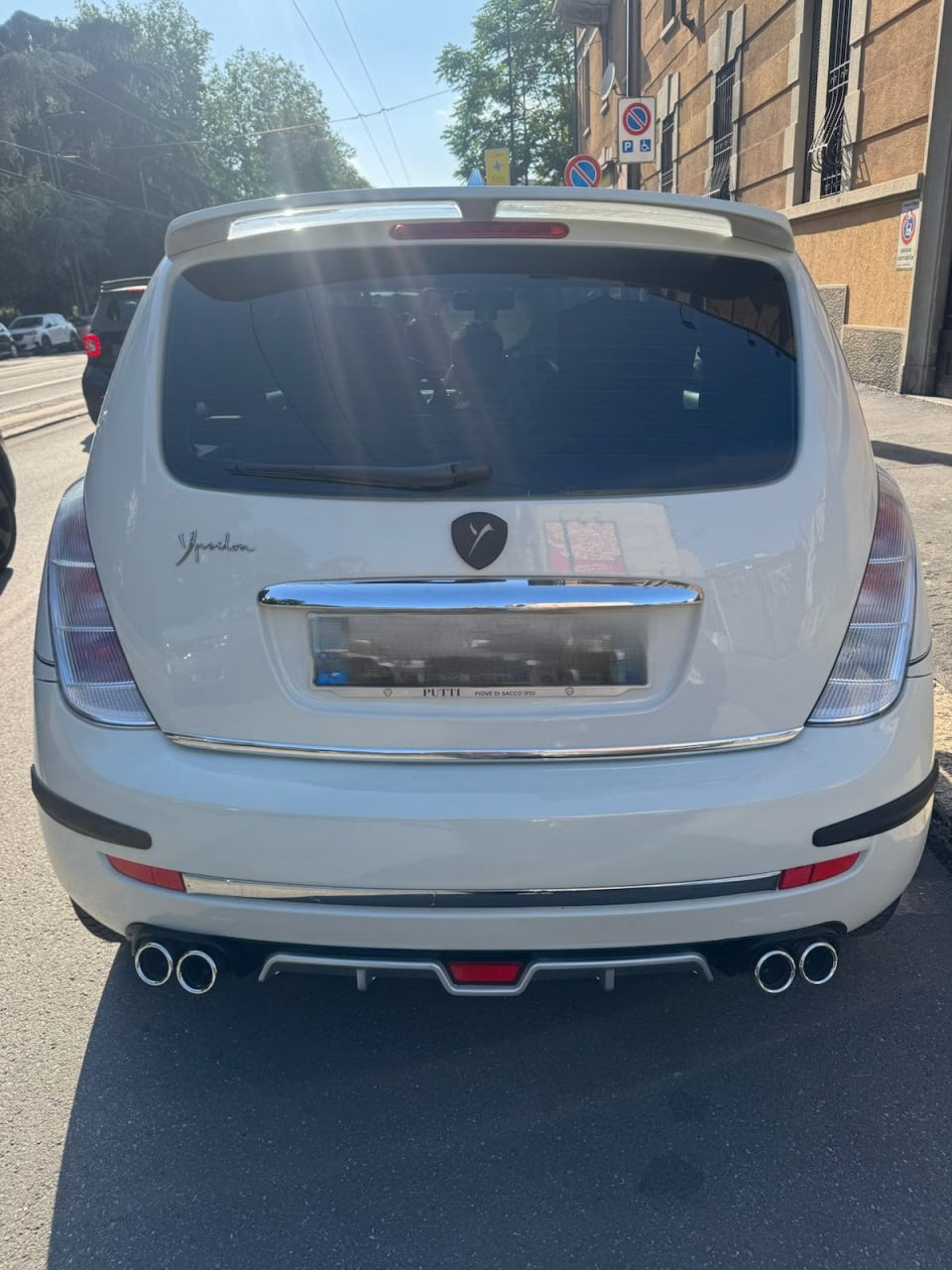 🔥DIFFUSORE POSTERIORE SOTTO PARAURTI PER LANCIA YPSILON 843 QUATTRO TERMINALI🔥