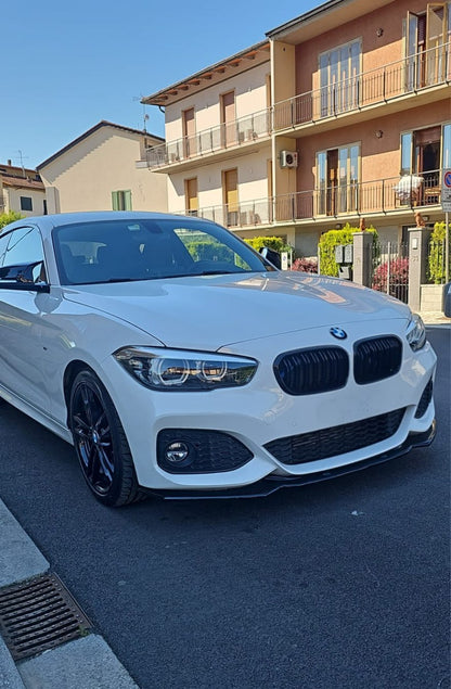 🔥SPLITTER ADATTO PER BMW SERIE 1 F20 F21 15-19 MSPORT LOOK NERO LUCIDO🔥