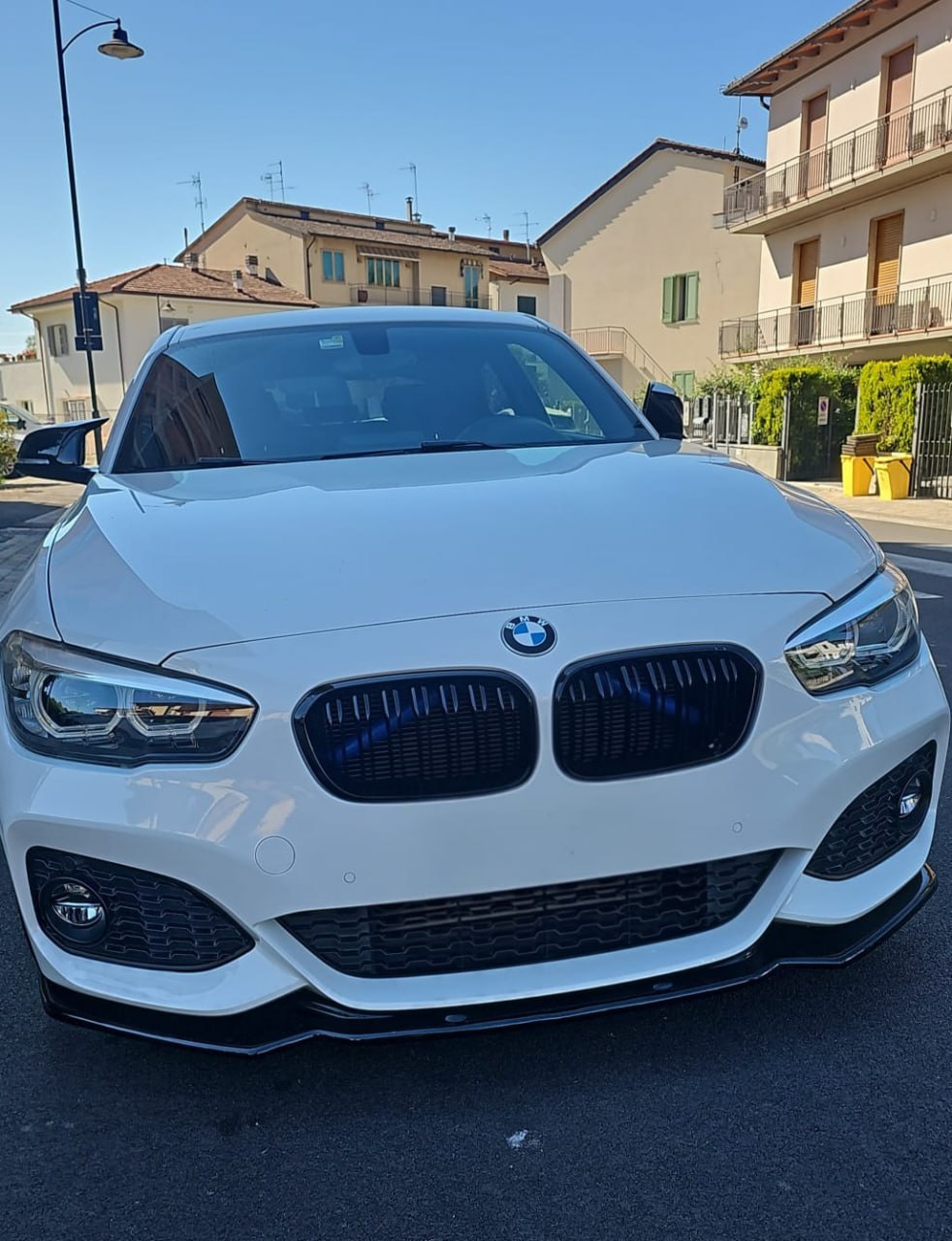 🔥SPLITTER ADATTO PER BMW SERIE 1 F20 F21 15-19 MSPORT LOOK NERO LUCIDO🔥