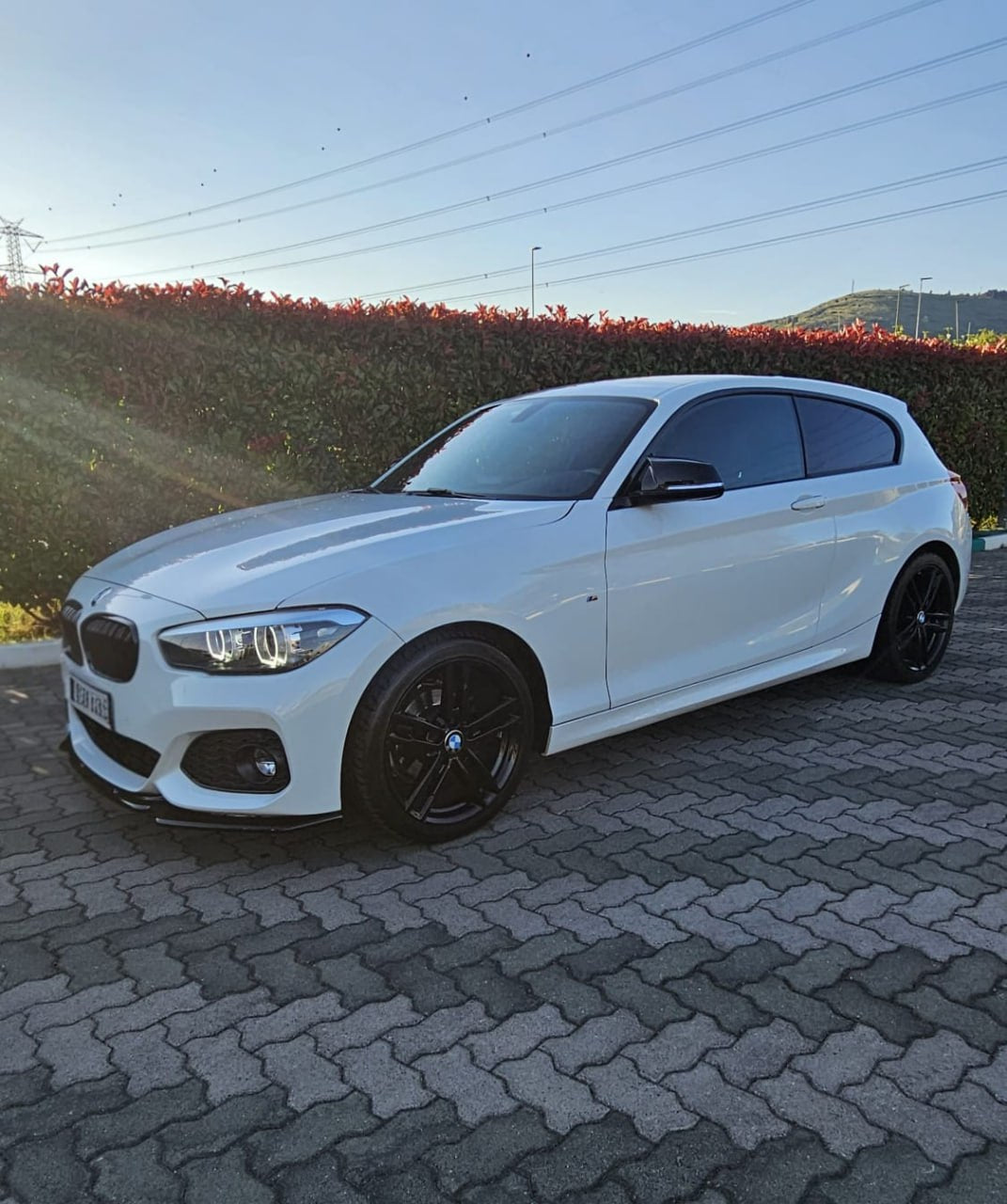 🔥SPLITTER ADATTO PER BMW SERIE 1 F20 F21 15-19 MSPORT LOOK NERO LUCIDO🔥