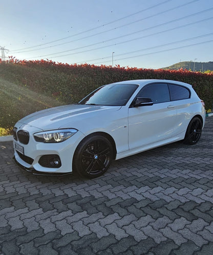 🔥SPLITTER ADATTO PER BMW SERIE 1 F20 F21 15-19 MSPORT LOOK NERO LUCIDO🔥