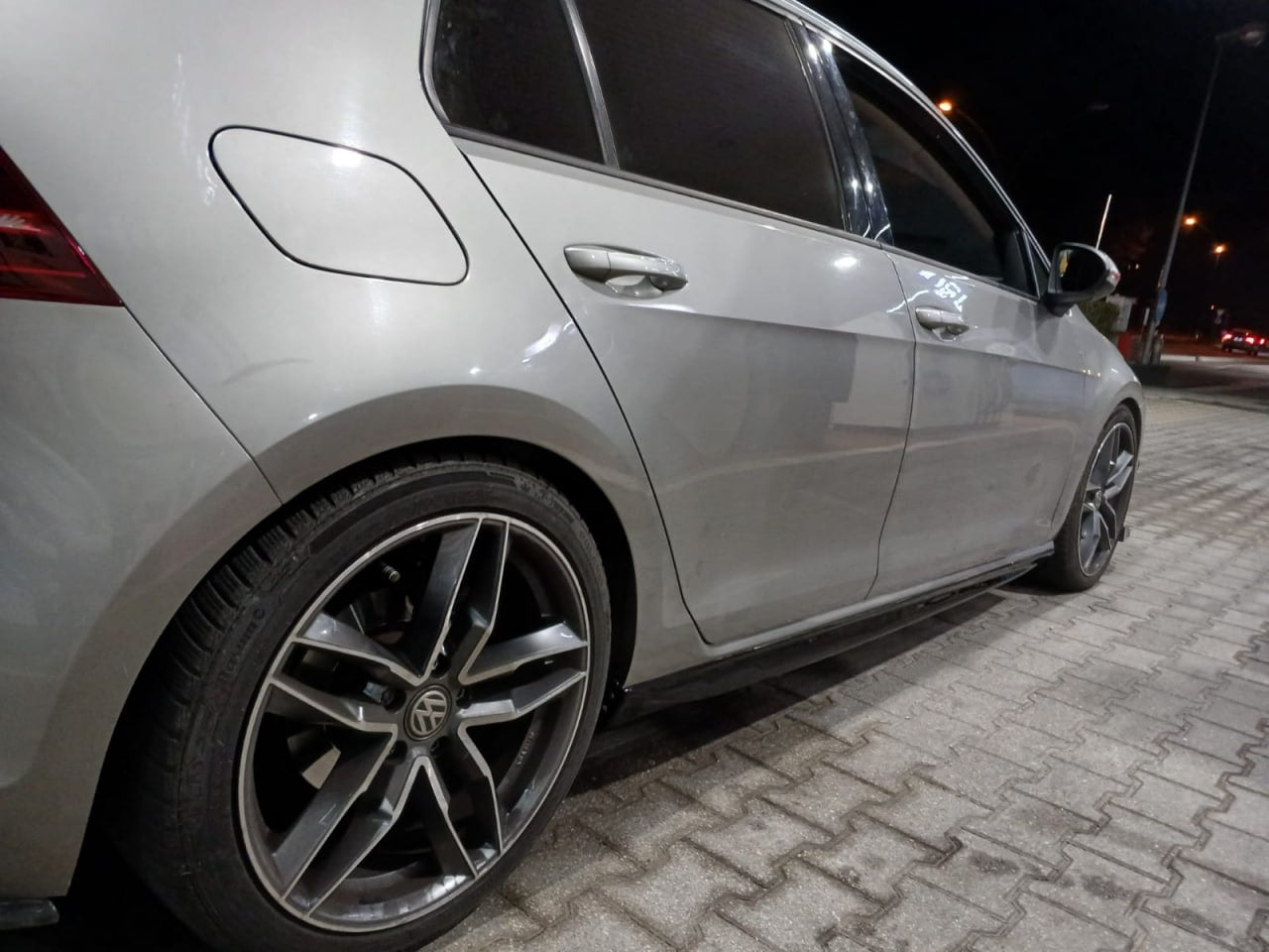 🔥MINIGONNE LATERALI SOTTO PORTA VW GOLF 7 VII 2012-2019 ABS NERO LUCIDO🔥