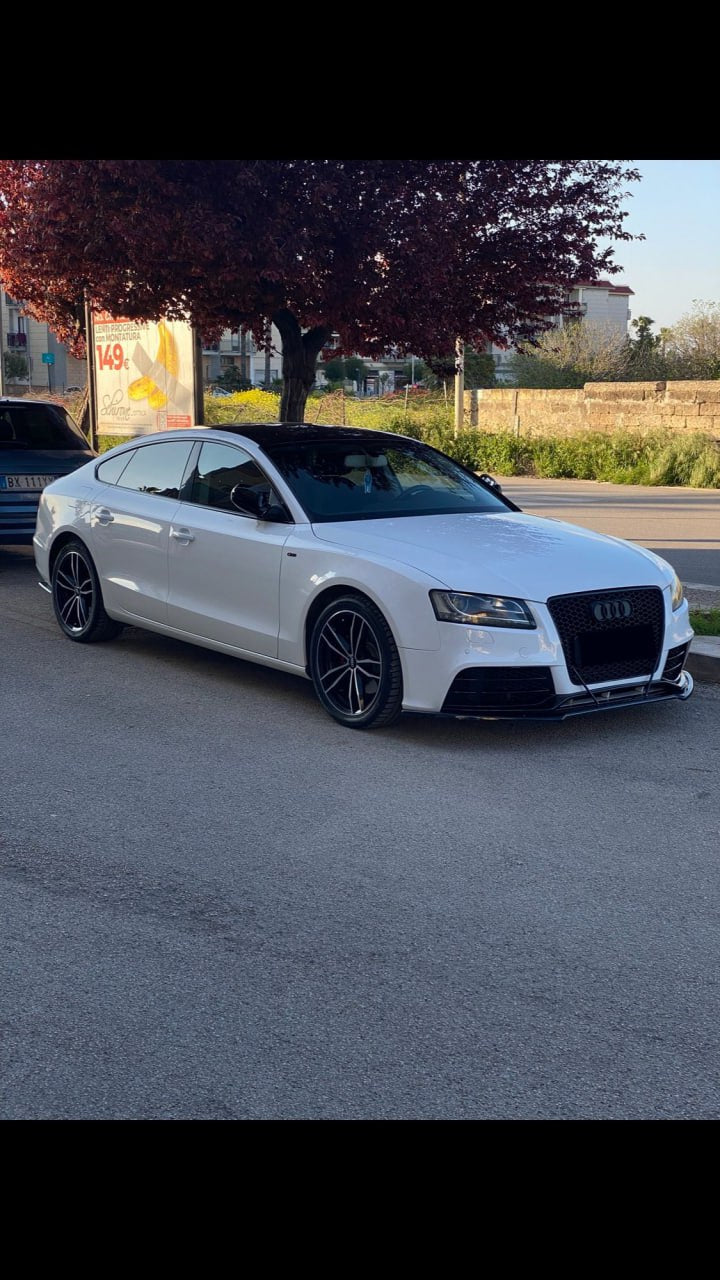 🔥SPLITTER ADATTO PER AUDI A5 COUPE + SPORTBACK NERO LUCIDO🔥