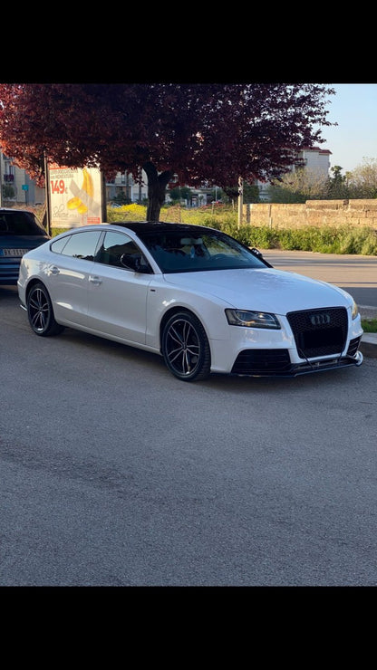 🔥SPLITTER ADATTO PER AUDI A5 COUPE + SPORTBACK NERO LUCIDO🔥
