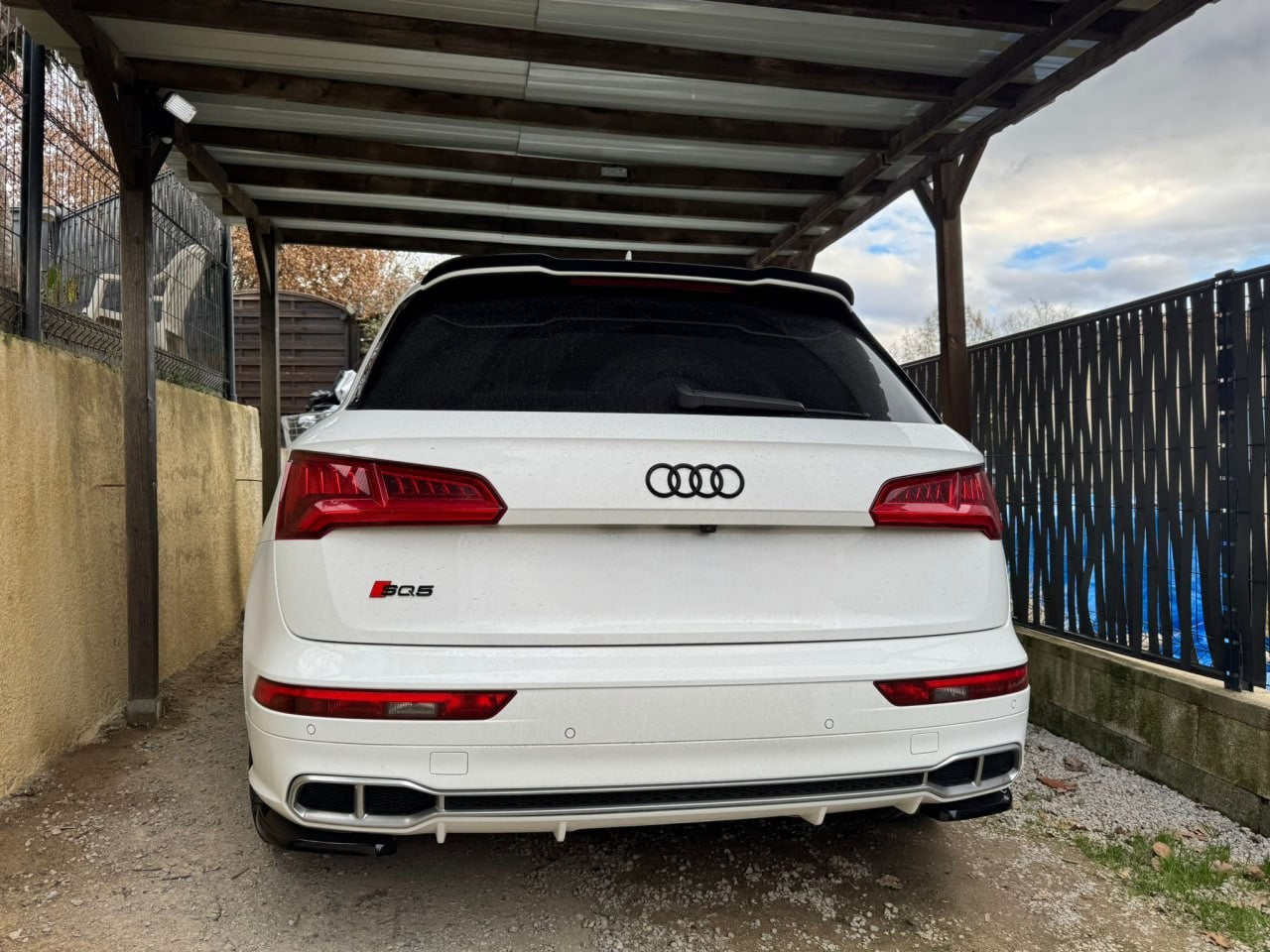 🔥FLAP ADATTO PER AUDI Q5 2017-2020 SLINE SQ5 NERO LUCIDO🔥