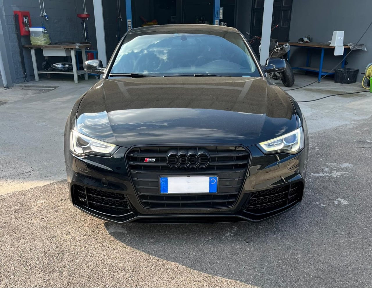 🔥 PARAURTI ANTERIORE STILE RS5 COMPATIBILE CON AUDI A5 LIFT (2012–2015) 🔥