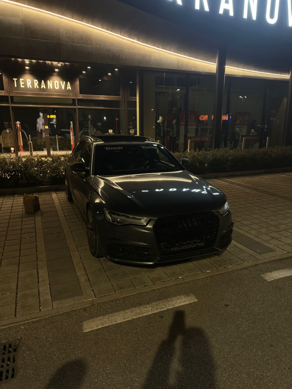 ⭐GRIGLIA ANTERIORE AUDI A6 4G C7 15-18 LIFT AVANT BERLINA CALANDRA RS6 NERA⭐