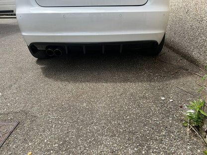 ⭐DIFFUSORE PER AUDI A3 S3 8P 08-12 SOTTO PARAURTI RS3 NERO LUCIDO ABS⭐