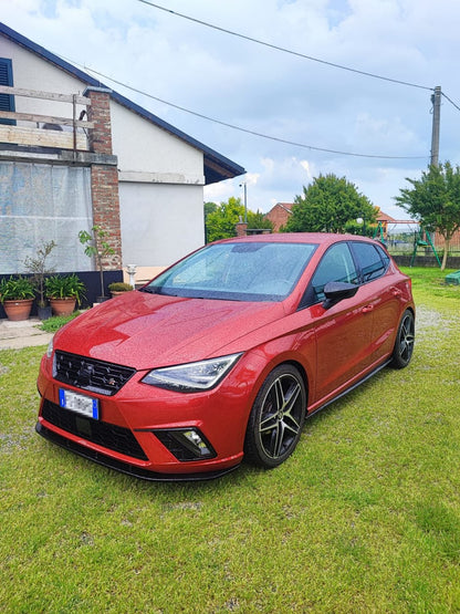 🔥SEAT LEON 1P SPLITTER NERO LUCIDO SOTTO MINIGONNE LATERALI SOTTOPORTA🔥