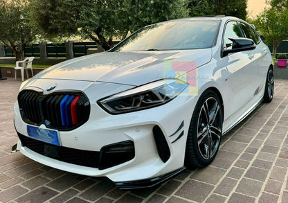 🔥SOTTO MINIGONNE LATERALI NERO LUCIDO ADATTO PER BMW SERIE 1 F40🔥