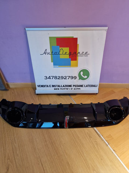 🔥1050 DIFFUSORE ADATTO PER AUDI A3 8Y 2020+ SPORTBACK LOOK RS3 🔥