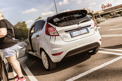 🔥SPOILER SUL TETTO POSTERIORE ABS NERO ADATO PER FORD FIESTA MK7 2008-2017 🔥