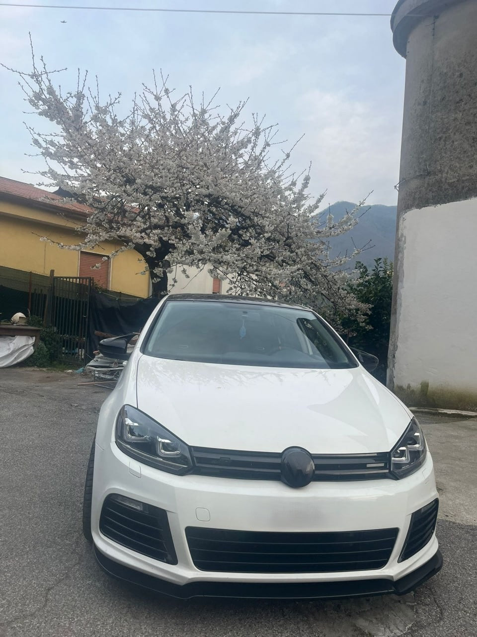 🔥1091 BODYKIT PARAURTI MINIGONNE ANTERIORE PER GOLF 6 2008-2012 LOOK R20 🔥