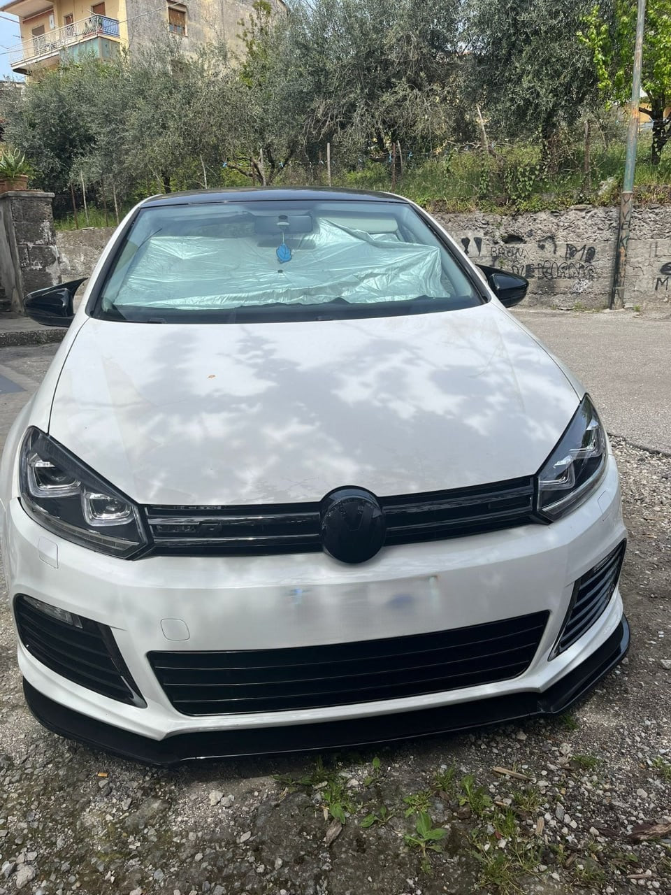 🔥1091 BODYKIT PARAURTI MINIGONNE ANTERIORE PER GOLF 6 2008-2012 LOOK R20 🔥