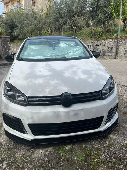 🔥1091 BODYKIT PARAURTI MINIGONNE ANTERIORE PER GOLF 6 2008-2012 LOOK R20 🔥