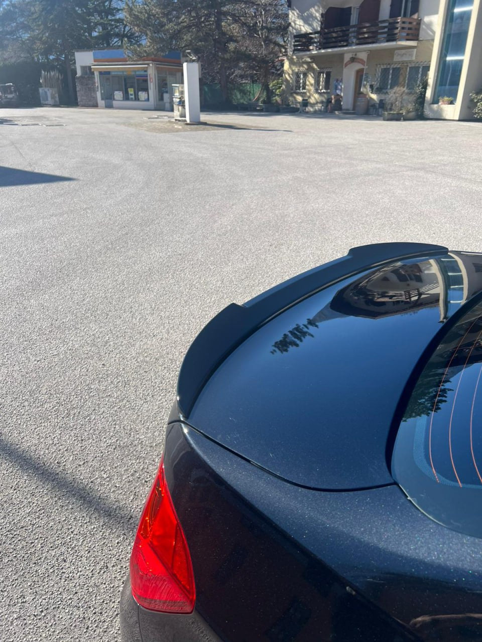 💎0144 SPOILER POSTERIORE PER BMW SERIE 3 F30 BERLINA M3 IN ABS NERO LUCIDO💎