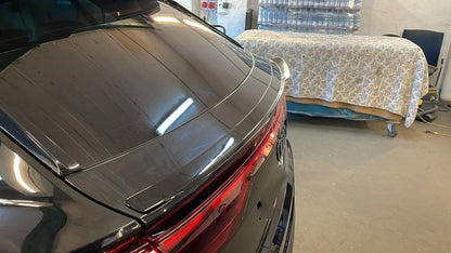 💎RSAUQ8V2MX SPOILER BAGAGLIAIO ADATTO PER AUDI Q8 2018+ NERO LUCIDO💎