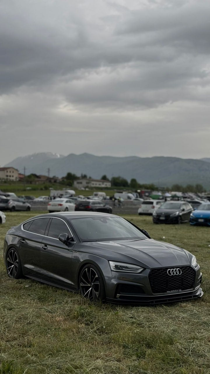 ⭐0591 GRIGLIA ANTERIORE PER AUDI A5 F5 2016-2019 NERA LOOK RS5 DESIGN SPORTIVO⭐