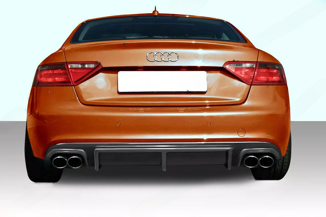🔥2254 DIFFUSORE PER AUDI A5 2007-2011 SPORTBACK S-LINE S5 LOOK TUNING GREZZO🔥
