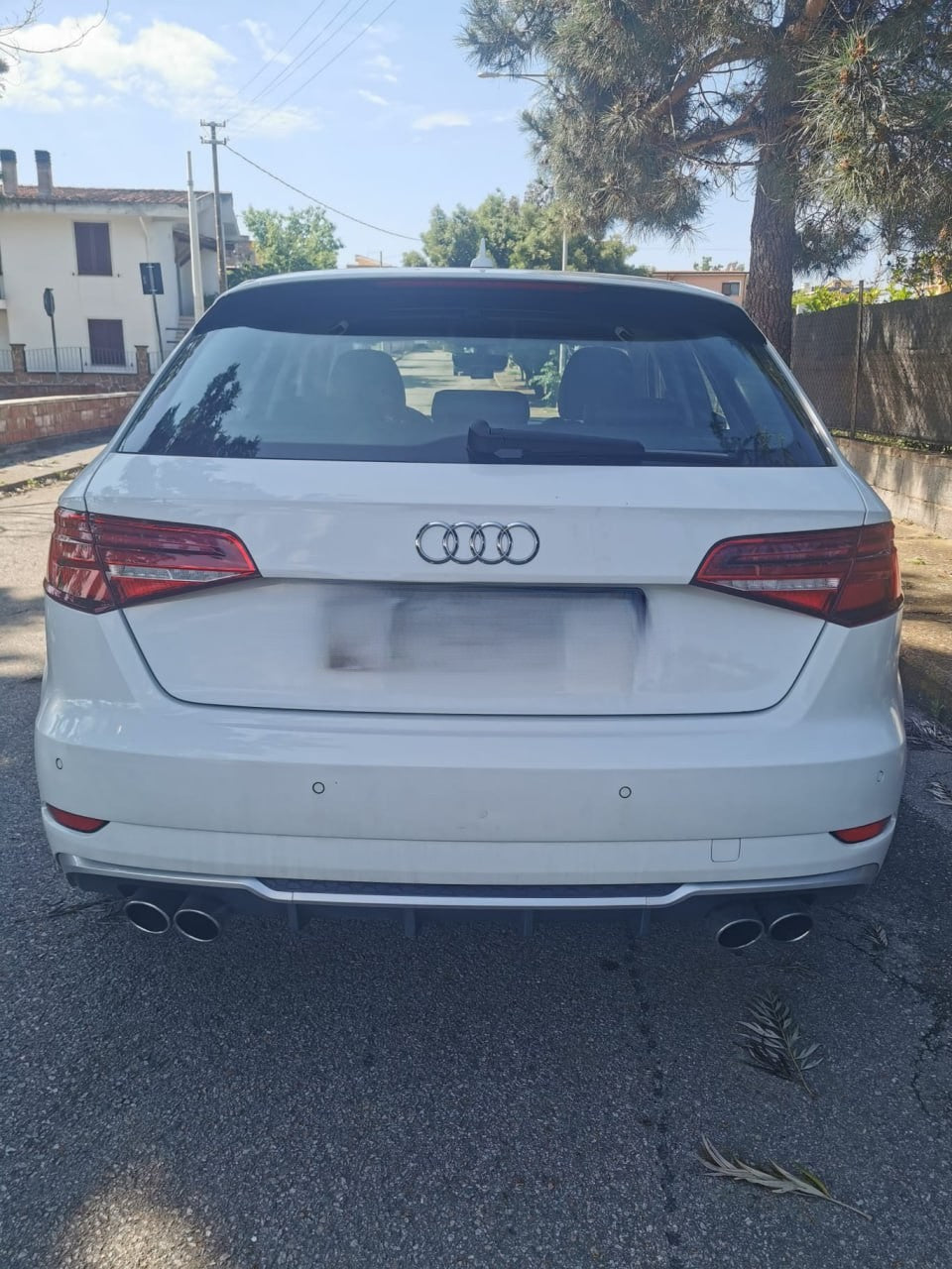 🔥0194 SOTTO PARAURTI PER AUDI A3 8V SPORTBACK 2016-2019 RESTYLING🔥