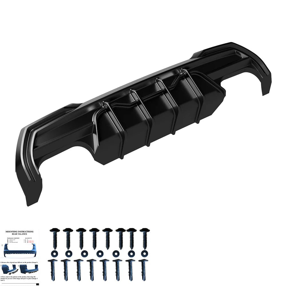 ⭐DIFFUSORE POSTERIORE COMPATIBILE CON BMW SERIE 1 F40 M135I 2019-2024⭐