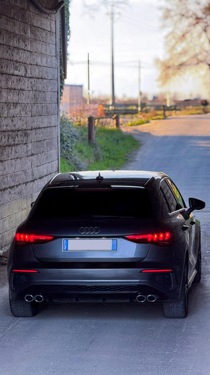 1085🔥DIFFUSORE ADATTO PER AUDI A3 8Y 20+ SPORTBACK LOOK S3 PER PARAURTI SLINE🔥