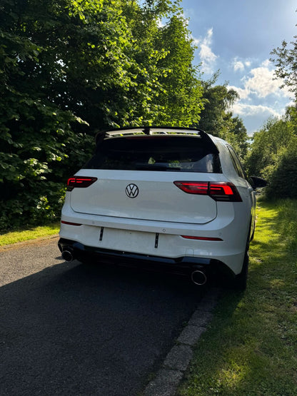 0512🔥DIFFUSORE POSTERIORE ADATTO PER VW GOLF 8 2019+ STILE GTI 1+1 IN ABS🔥