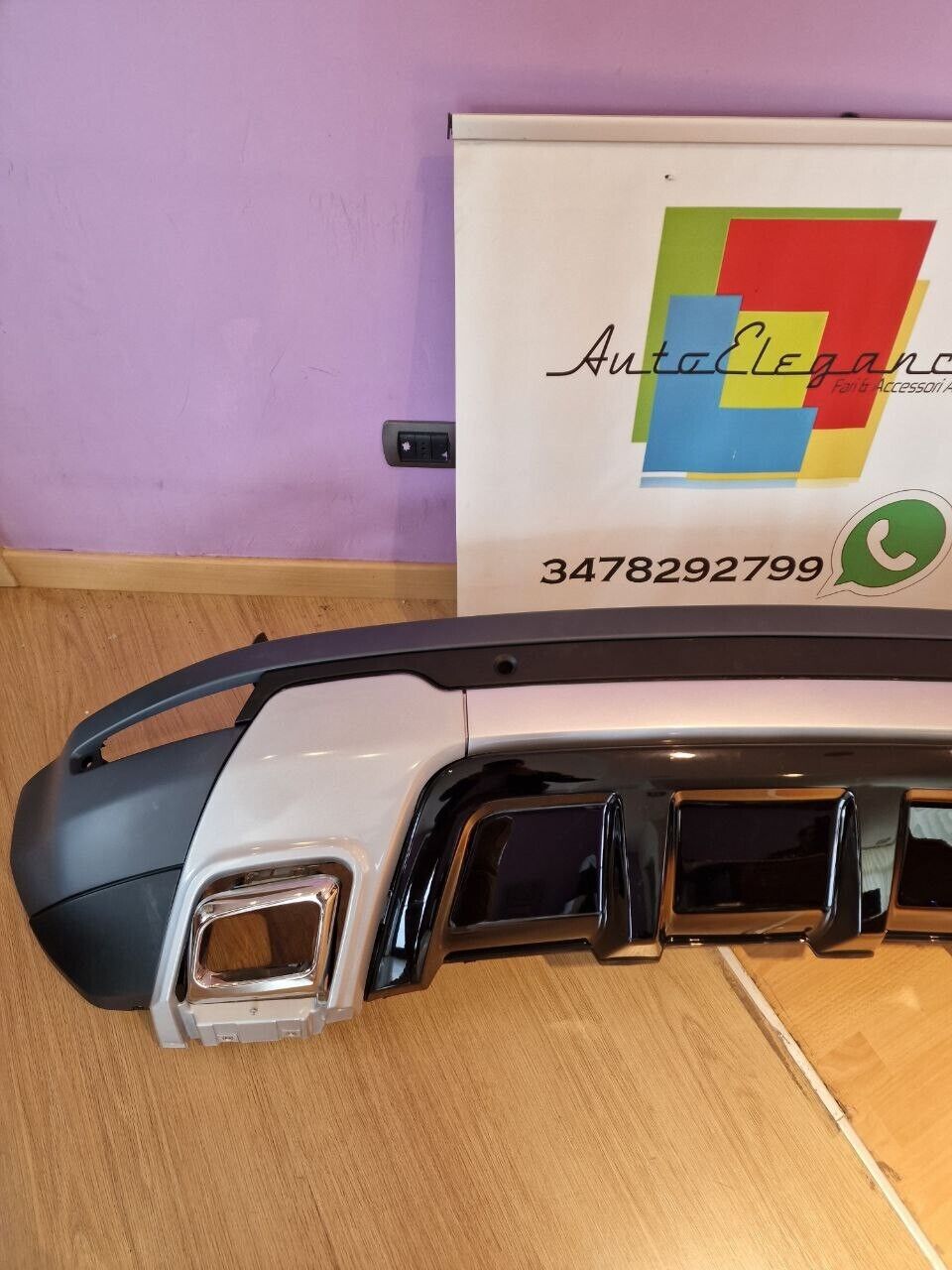 0970🔥PARAURTI POSTERIORE LOOK DYNAMIC PER RANGE ROVER EVOQUE L538 2010–2017🔥