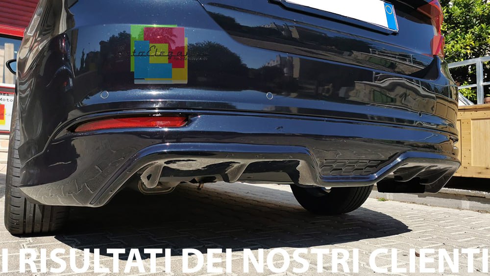 🔥1187 DIFFUSORE ADATTO PER FIAT TIPO BERLINA 2015+ LOOK SPORT GREZZO🔥