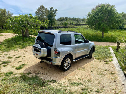 0135⭐MITSUBISHI PAJERO 06-14 ALETTONE LOOK SPORTIV SPOILER POSTERIORE SUL TETTO⭐
