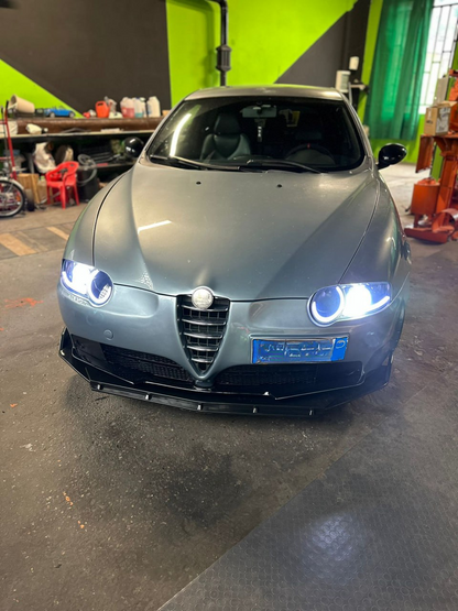 0037🔥Splitter nero lucido 3 pezzi Adatto Per alfa romeo 147🔥