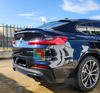 🔥0390 SPOILER BAGAGLIAIO ADATTO PER BMW X4 G02 2018+ LOOK M COMPETITION NERO🔥