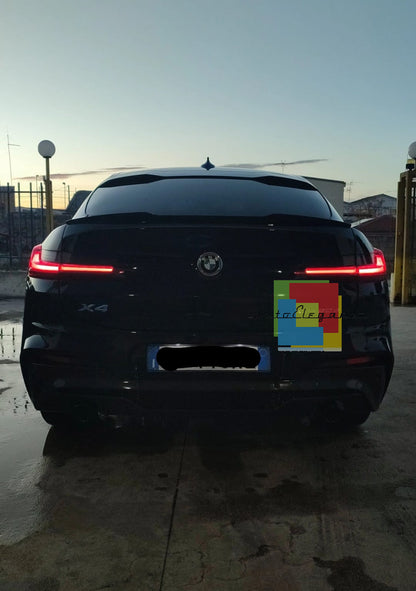 🔥0390 SPOILER BAGAGLIAIO ADATTO PER BMW X4 G02 2018+ LOOK M COMPETITION NERO🔥