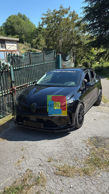 ⭐2025🔥SPLITTER ADATTO PER RENAULT CLIO 5 2023+ NERO LUCIDO⭐🔥