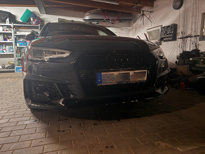 0759✨PARAURTI ANTERIORE ADATTO PER AUDI A4 B9 2015-2018 LOOK RS4✨