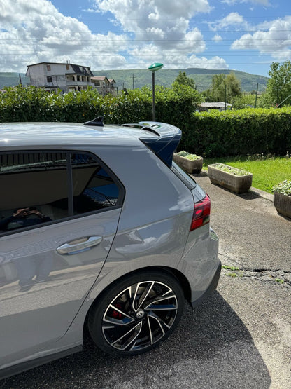 🔥SPOILER TETTO PER VW GOLF 8 VIII 19+ POSTERIORE LOOK RLINE NERO LUCIDO ABS R🔥