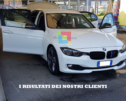 🔥FARI ANTERIORI NERI CON ANGEL EYES PER BMW SERIE 3 F30 (2011–2015)🔥