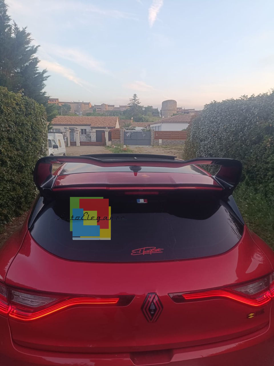🔥0387✨RENAULT MEGANE 4 IV SPOILER POSTERIORE TETTO SPORTIVO RS ALETTONE 🔥✨