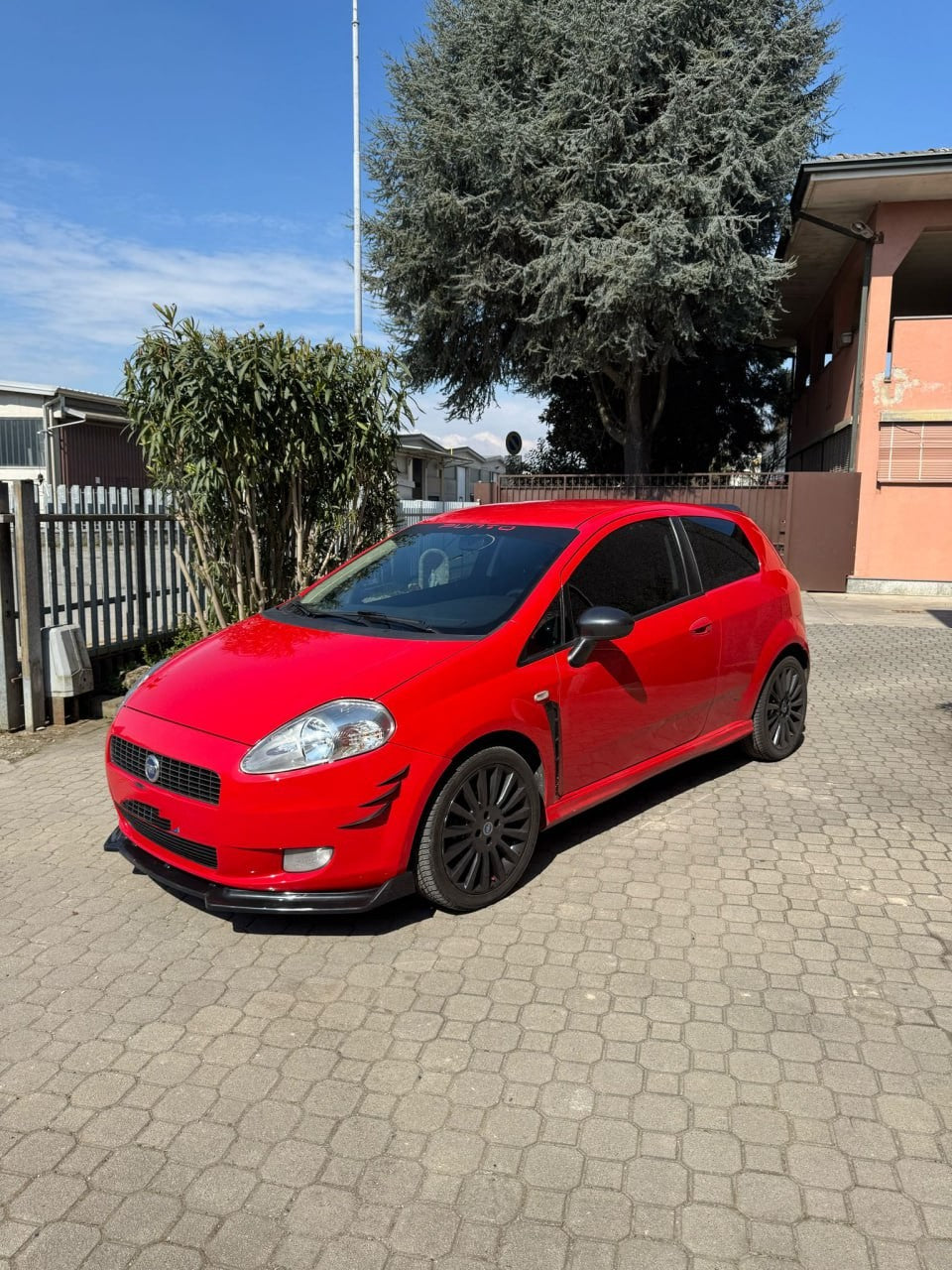0079🔥 SPOILER SOTTO PARAURTI ANTERIORE PER FIAT GRANDE PUNTO/ PUNTO EVO ABS🔥