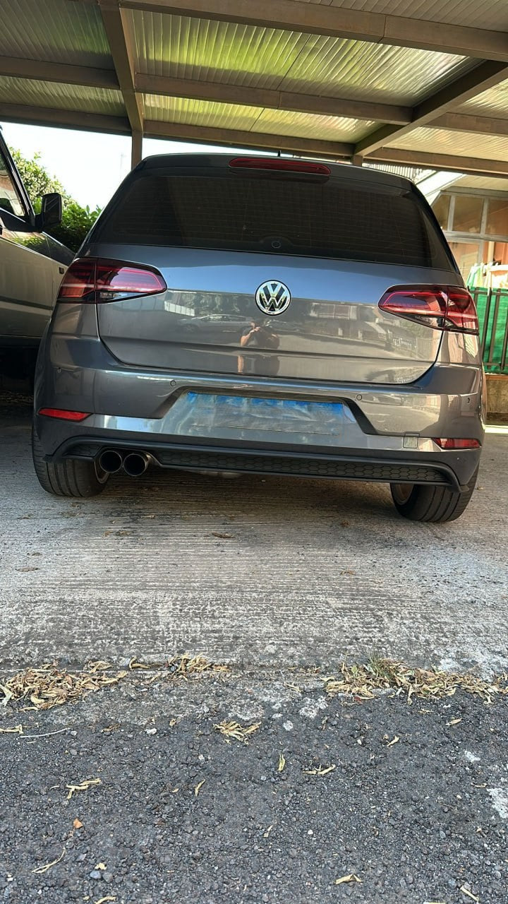 0938🔥DIFFUSORE SOTTO PARAURTI VW GOLF VII DAL 2017+ ESTRATTORE POSTERIORE🔥