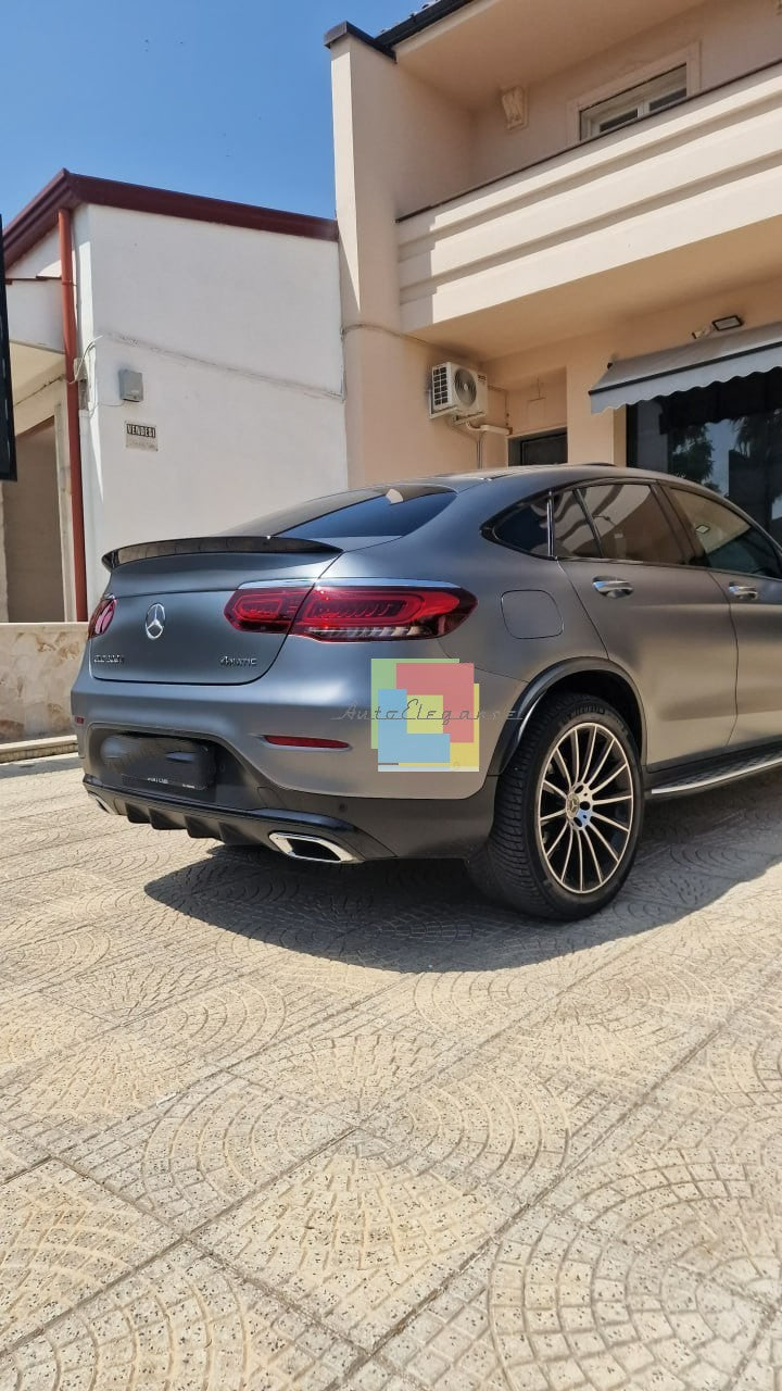 🔥TRUNK SPOILER GLOSS BLACK FOR MERCEDES GLC COUPE C253 (2016–2023)🔥