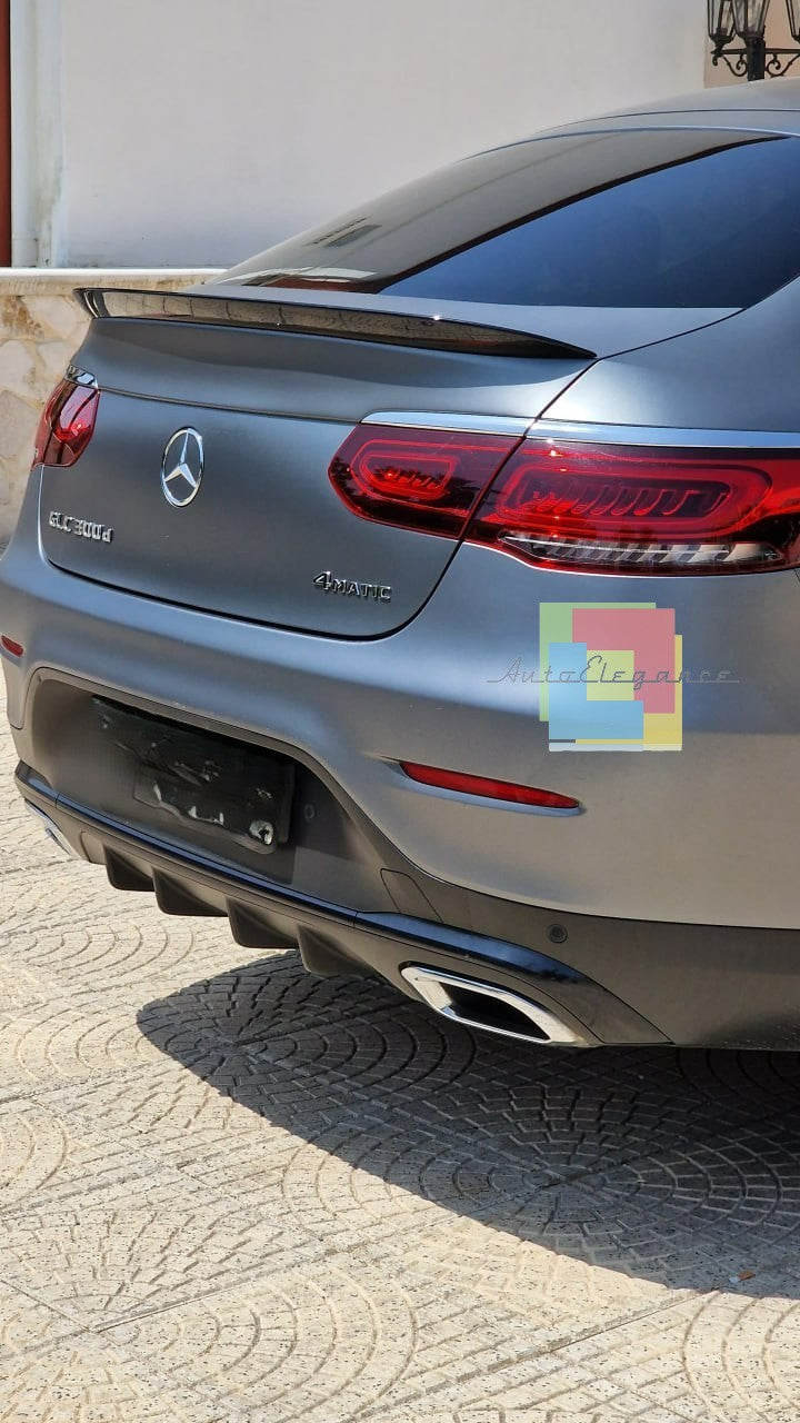 🔥TRUNK SPOILER GLOSS BLACK FOR MERCEDES GLC COUPE C253 (2016–2023)🔥