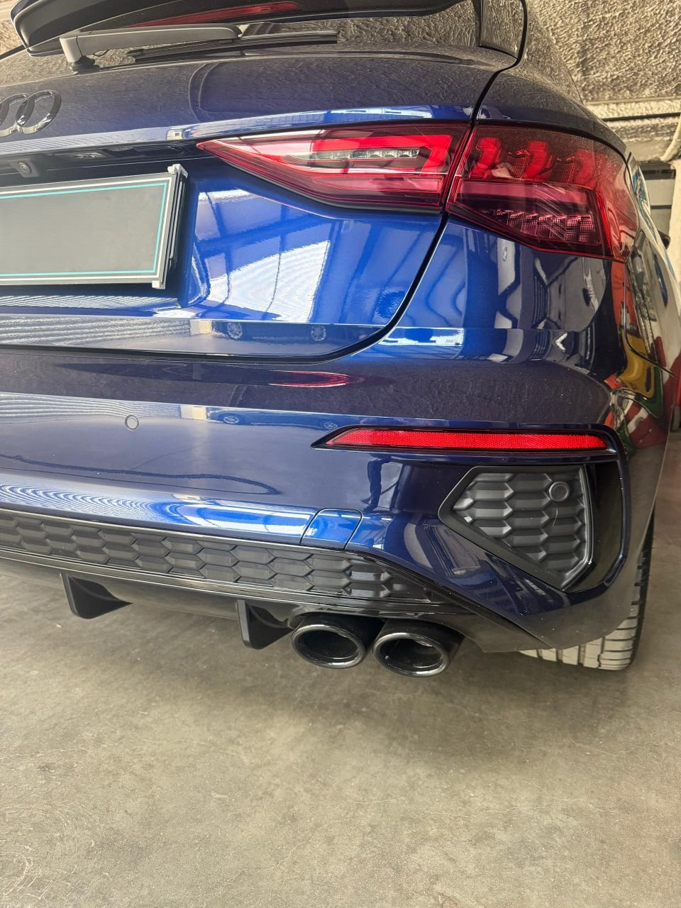 1085💎DIFFUSORE PER AUDI A3 8Y 2020+ SPORTBACK LOOK S3 PER PARAURTI SLINE💎