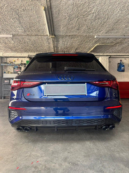 1085💎DIFFUSORE PER AUDI A3 8Y 2020+ SPORTBACK LOOK S3 PER PARAURTI SLINE💎
